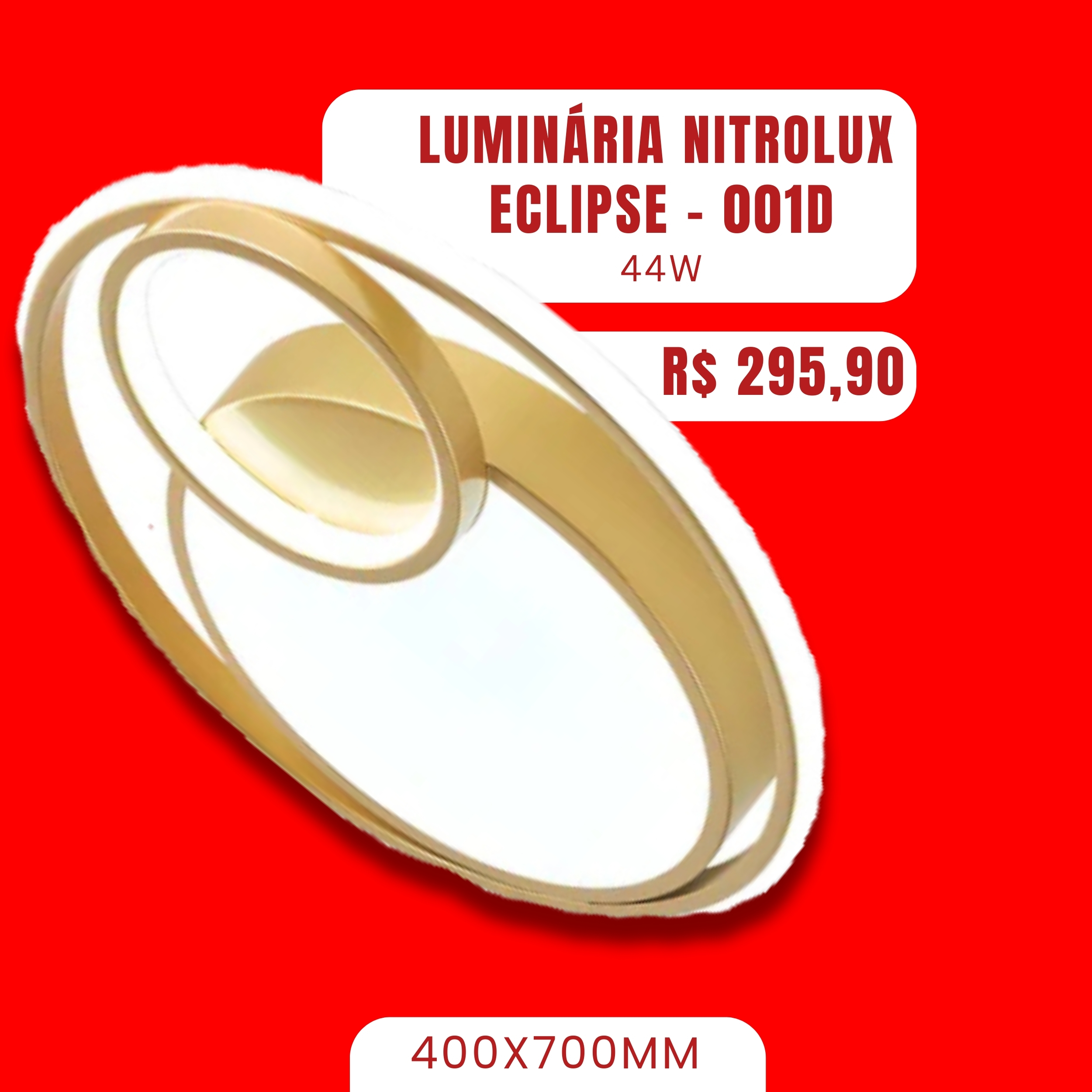 LUMINARIA NITROLUX ECLIPSE - 001D 44W