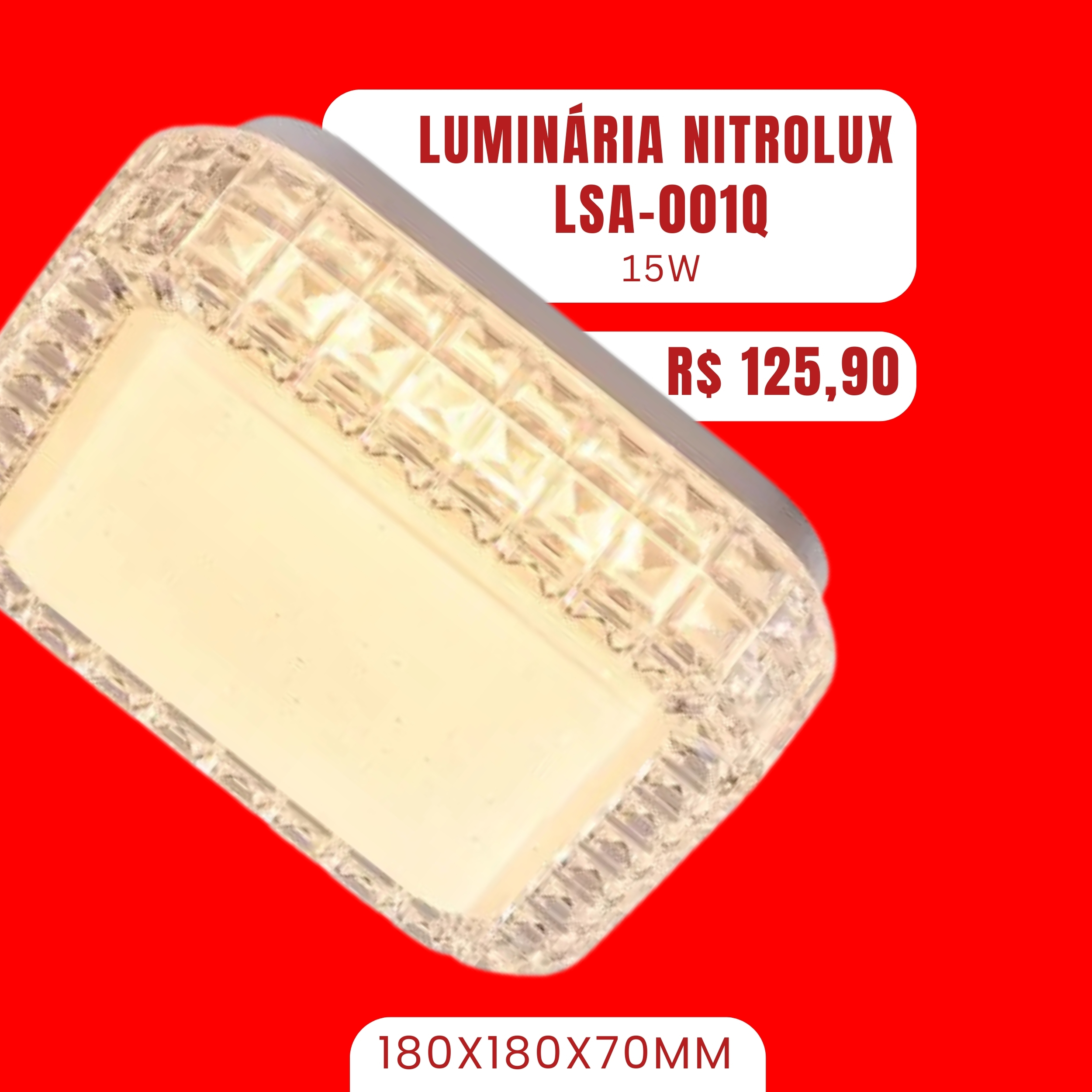 LUMINARIA NITROLUX LSA-001Q 15W