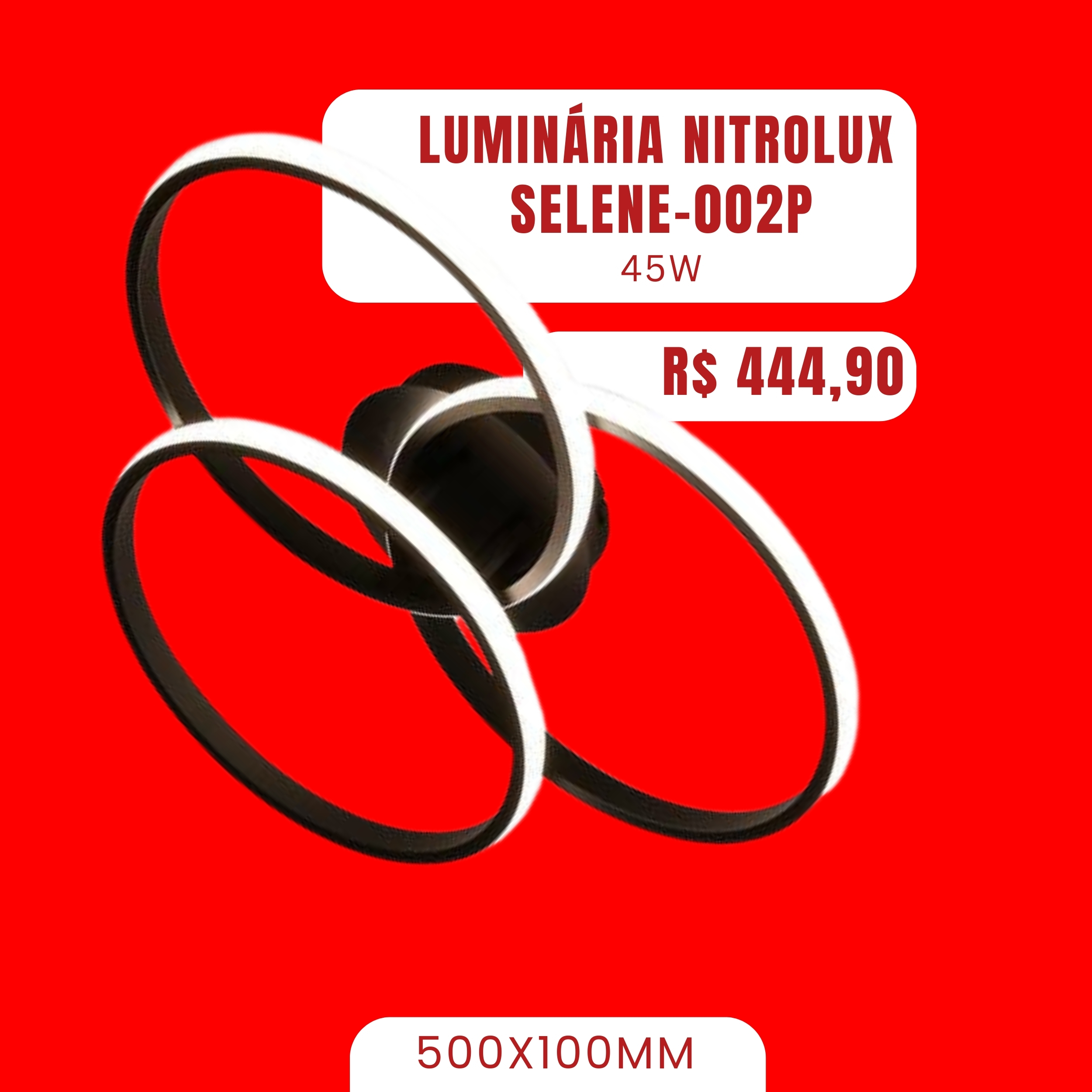 LUMINARIA NITROLUX SELENE-002P 45W