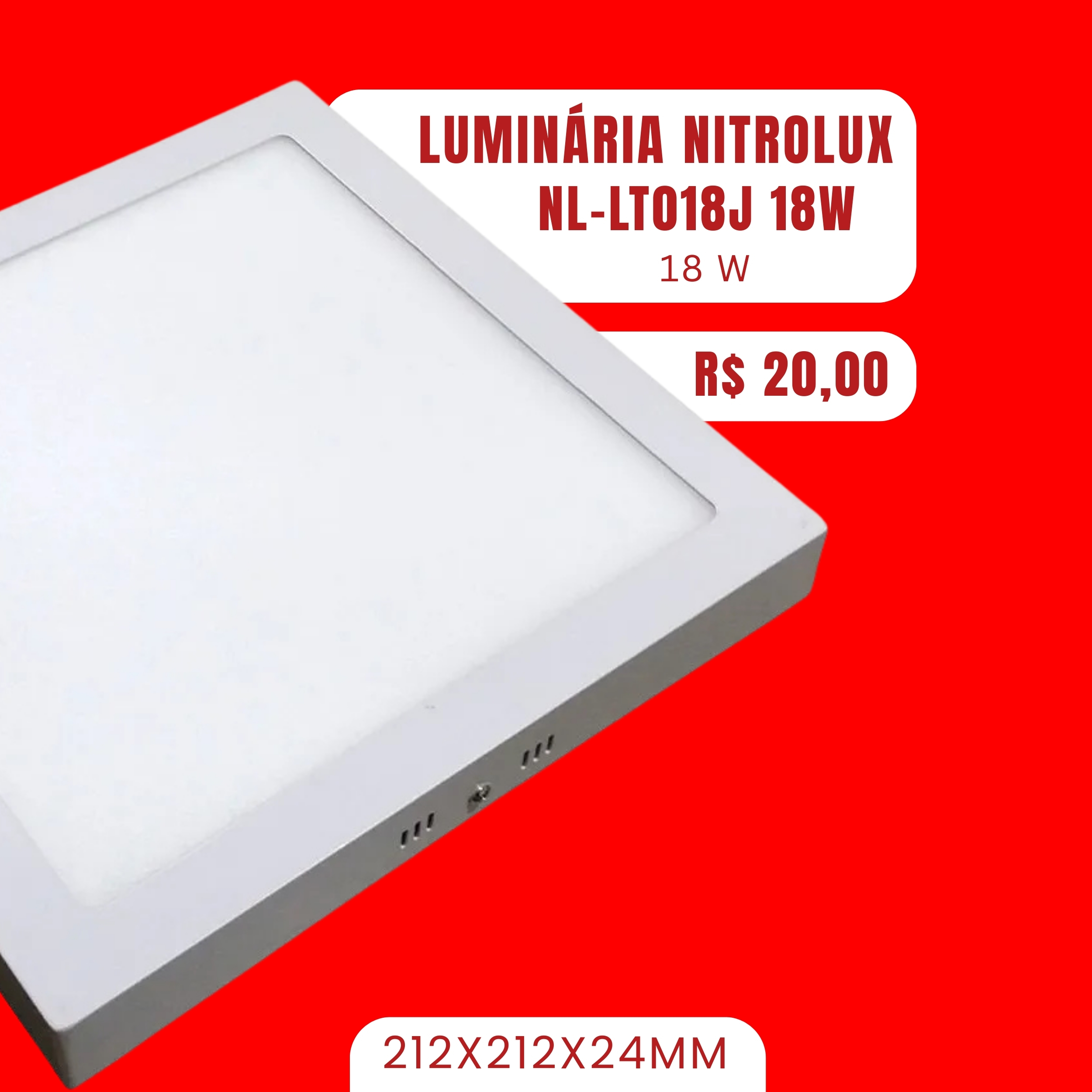 LUMINARIA NL-LT018J 18W