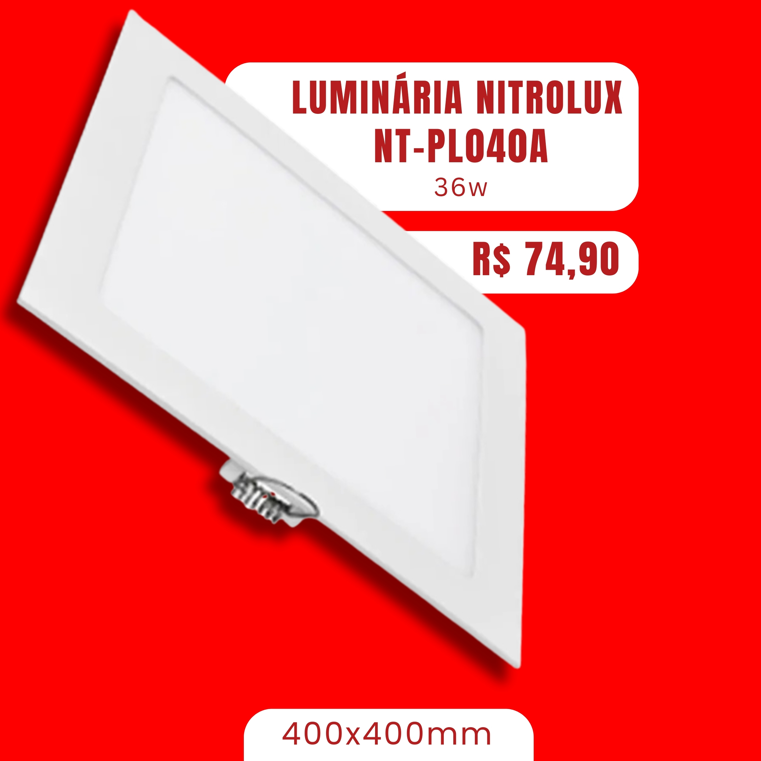 LUMINARIA nt-pl040a 36w